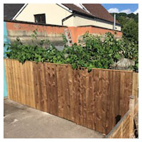Paint/Stain Picket Fence & Erect New Fence in Playground