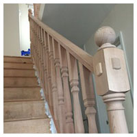 New Hemlock Handrails & Spindles